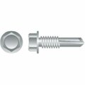 Strong-Point 8-18 x 1.50 in. Unslotted Indented Hex Washer Head Screws Zinc Plated, 5PK H824